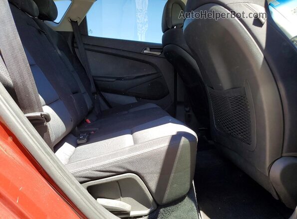 KM8J2CA49JU764159 2018 HYUNDAI TUCSON Burgundy Вид задньої частини салону