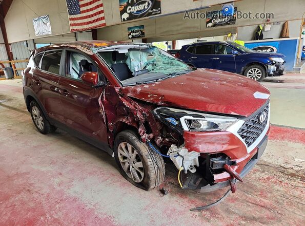 KM8J2CA49KU996441 2019 HYUNDAI TUCSON Burgundy წინა მარჯვენა