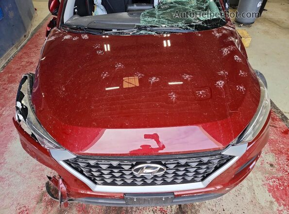 KM8J2CA49KU996441 2019 HYUNDAI TUCSON Burgundy ძრავის განყოფილების ხედი