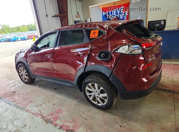 KM8J2CA49KU996441 2019 HYUNDAI TUCSON Burgundy უკანა მარცხენა