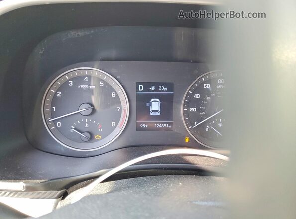 KM8J2CA49LU135598 2020 HYUNDAI TUCSON Белый Вид щитка приборов