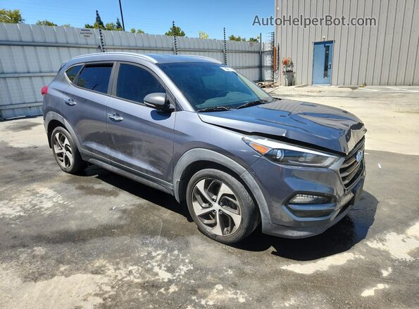 KM8J33A23GU231809 2016 HYUNDAI TUCSON Gray 