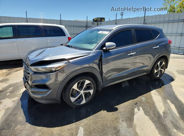 KM8J33A23GU231809 2016 HYUNDAI TUCSON Gray 