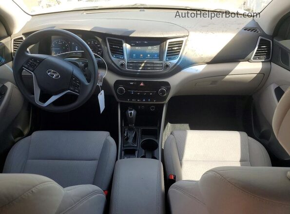 KM8J33A40JU639824 2018 HYUNDAI TUCSON Белый Вид панели приборов