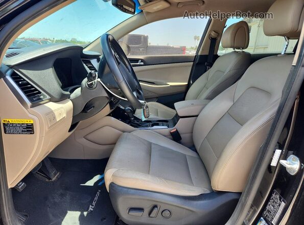 KM8J33A41HU480533 2017 HYUNDAI TUCSON Black Vista interior delantera