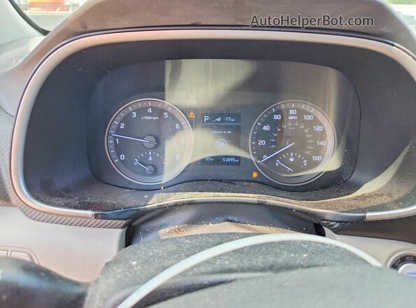 KM8J33A41LU115438 2020 HYUNDAI TUCSON Silver Vista del cuadro de instrumentos