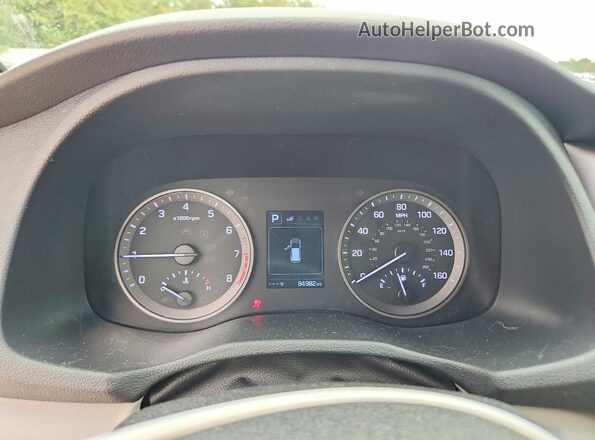 KM8J33A44HU494636 2017 HYUNDAI TUCSON Silver Սարքավորումների վահանակի տեսք