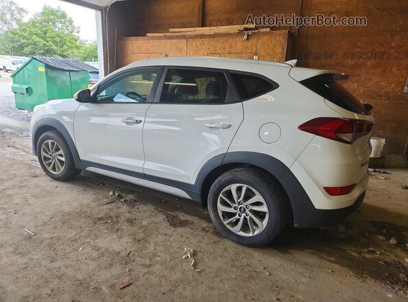 KM8J33A44JU613355 2018 HYUNDAI TUCSON White Trasero izquierdo