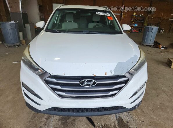 KM8J33A44JU613355 2018 HYUNDAI TUCSON White Vista frontal