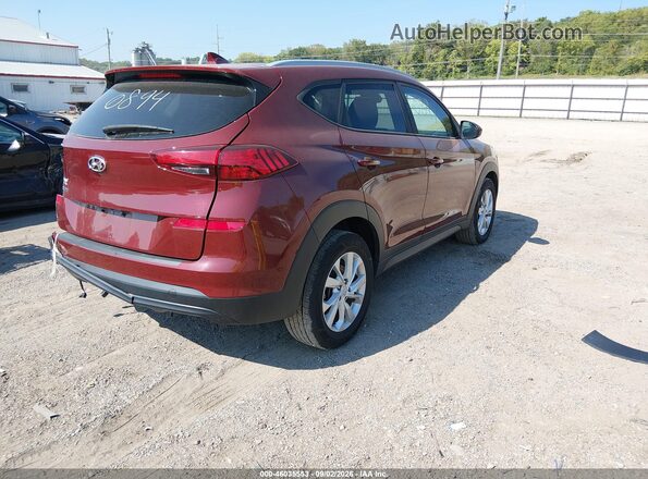 KM8J33A47LU202132 2020 HYUNDAI TUCSON Красный Задняя правая четверть