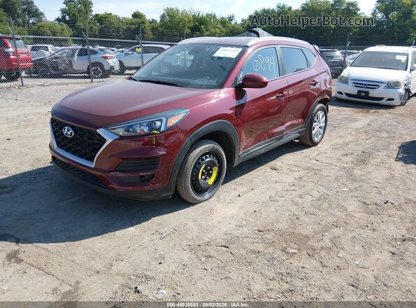 KM8J33A47LU202132 2020 HYUNDAI TUCSON Красный Передняя левая четверть