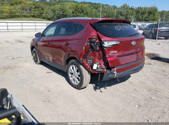 KM8J33A47LU202132 2020 HYUNDAI TUCSON Красный Задняя левая четверть