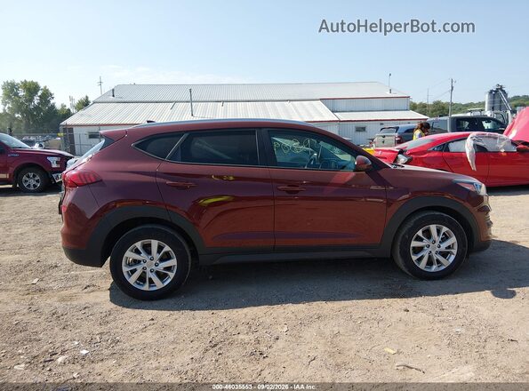 KM8J33A47LU202132 2020 HYUNDAI TUCSON Красный Вид задней части салона