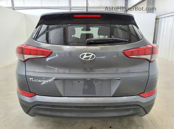 KM8J33A48GU196573 2016 HYUNDAI TUCSON Gray Widok z tyłu