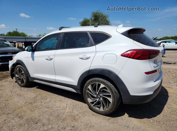 KM8J33AL2KU065011 2019 HYUNDAI TUCSON White Задня ліва чверть