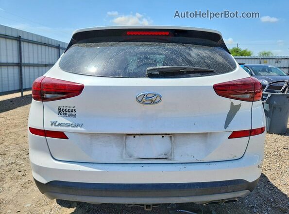 KM8J33AL2KU065011 2019 HYUNDAI TUCSON White Вид ззаду