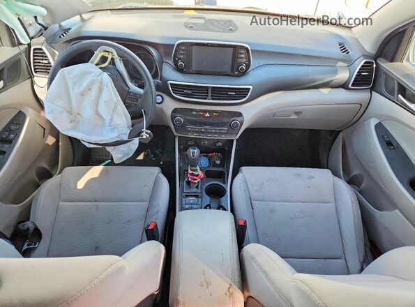 KM8J33AL3KU038609 2019 HYUNDAI TUCSON White Widok deski rozdzielczej