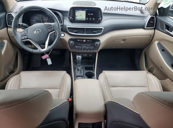 KM8J33AL4KU947474 2019 HYUNDAI TUCSON Gray Vista del salpicadero