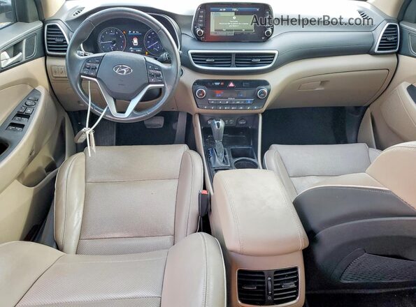 KM8J33AL4MU410963 2021 HYUNDAI TUCSON White Dashboard view