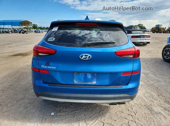 KM8J33AL5LU138986 2020 HYUNDAI TUCSON Синий Вид сзади