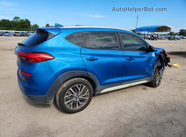 KM8J33AL5LU138986 2020 HYUNDAI TUCSON Синий Задняя правая четверть