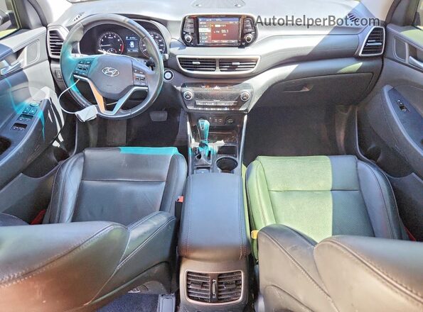 KM8J33AL7KU976855 2019 HYUNDAI TUCSON Brown Widok deski rozdzielczej
