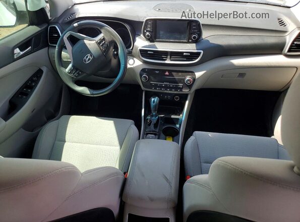KM8J33AL8LU203359 2020 HYUNDAI TUCSON White Vista del salpicadero