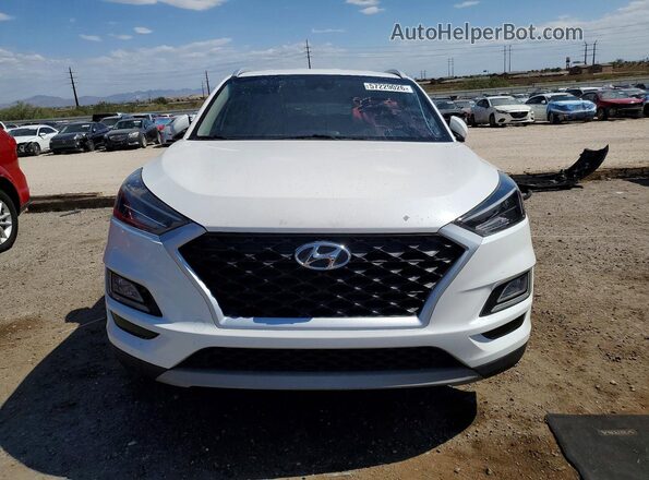 KM8J33AL8LU203359 2020 HYUNDAI TUCSON White Vista frontal