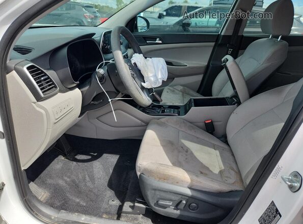 KM8J33AL8LU223899 2020 HYUNDAI TUCSON White Widok wnętrza z przodu