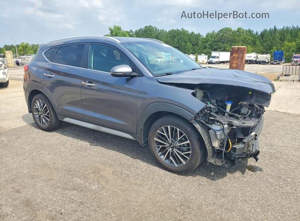 KM8J33AL8MU286521 2021 HYUNDAI TUCSON Charcoal Delantero derecho