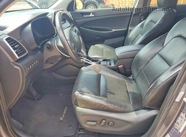 KM8J33AL8MU286521 2021 HYUNDAI TUCSON Charcoal Vista interior delantera