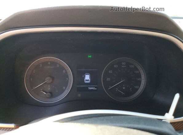 KM8J33AL9LU114822 2020 HYUNDAI TUCSON White Vista del cuadro de instrumentos