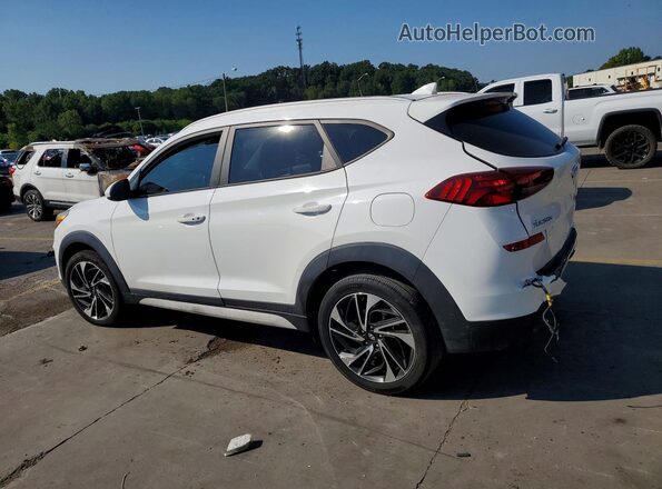 KM8J33AL9LU114822 2020 HYUNDAI TUCSON White Trasero izquierdo