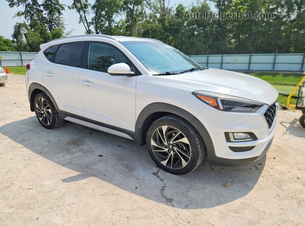 KM8J33AL9LU184286 2020 HYUNDAI TUCSON Белый Передняя правая четверть