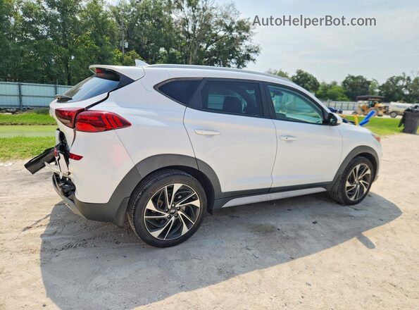 KM8J33AL9LU184286 2020 HYUNDAI TUCSON Белый Задняя правая четверть