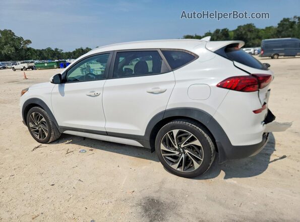 KM8J33AL9LU184286 2020 HYUNDAI TUCSON Белый Задняя левая четверть