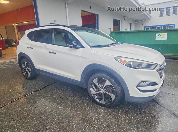 KM8J3CA20GU079164 2016 HYUNDAI TUCSON White Delantero derecho