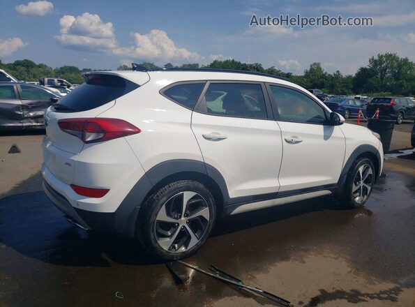 KM8J3CA20JU756849 2018 HYUNDAI TUCSON White Trasero derecho