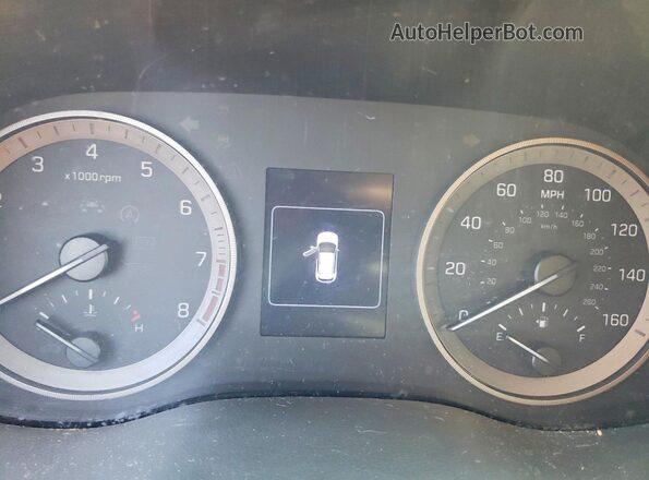 KM8J3CA20JU756849 2018 HYUNDAI TUCSON White Vista del cuadro de instrumentos