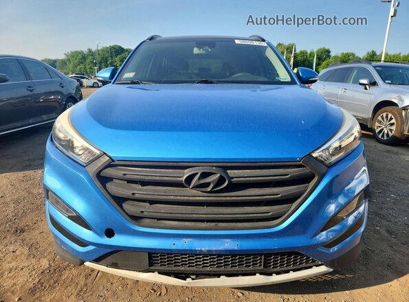 KM8J3CA22HU305268 2017 HYUNDAI TUCSON Blue Widok z przodu