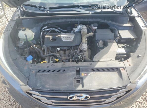 KM8J3CA25GU049142 2016 HYUNDAI TUCSON Gray Engine compartment view