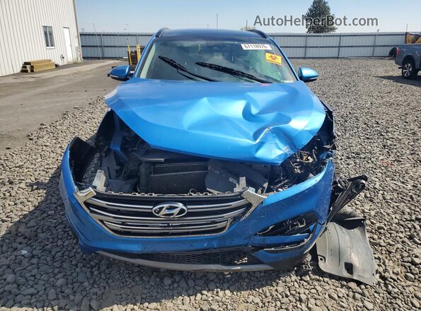 KM8J3CA25HU320170 2017 HYUNDAI TUCSON Blue Widok z przodu