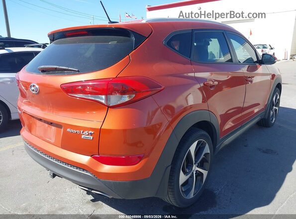 KM8J3CA29GU068180 2016 HYUNDAI TUCSON Orange Rear right