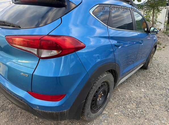 KM8J3CA40HU429931 2017 HYUNDAI TUCSON Blue Հետևի աջ