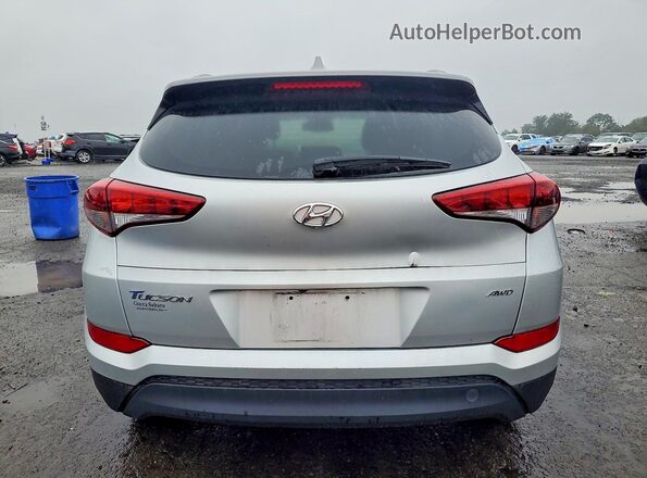 KM8J3CA40HU526675 2017 HYUNDAI TUCSON Silver Հետևի տեսք
