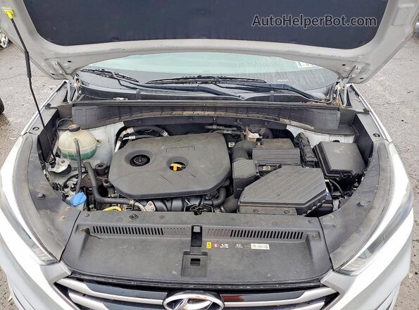 KM8J3CA40HU526675 2017 HYUNDAI TUCSON Silver Շարժիչի բաժամունքի տեսք