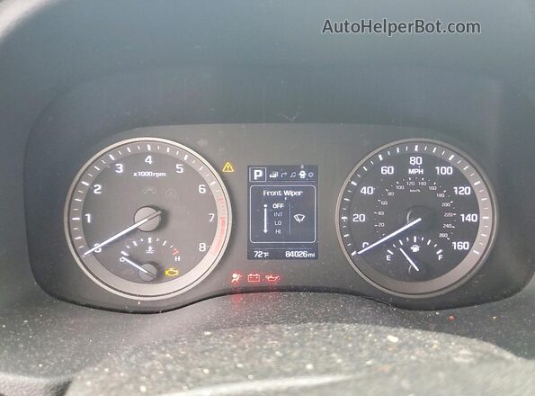 KM8J3CA40HU526675 2017 HYUNDAI TUCSON Silver Սարքավորումների վահանակի տեսք