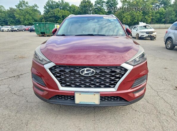 KM8J3CA41LU116086 2020 HYUNDAI TUCSON Red წინა ხედი