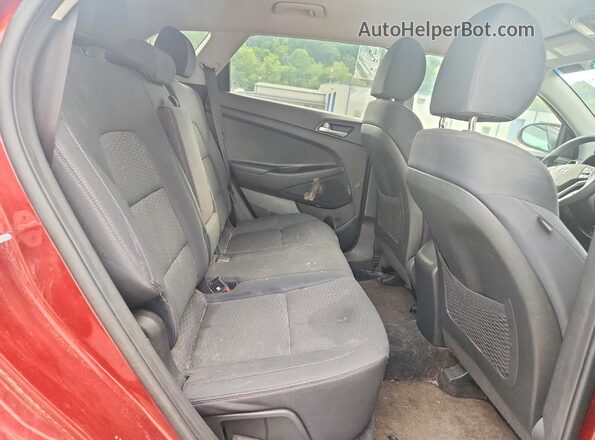 KM8J3CA41LU116086 2020 HYUNDAI TUCSON Red უკანა სალონის ხედი