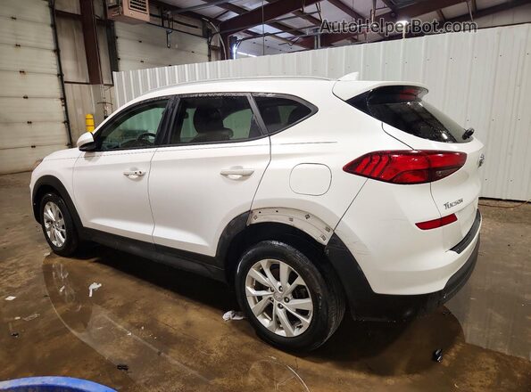KM8J3CA41MU336748 2021 HYUNDAI TUCSON White Trasero izquierdo